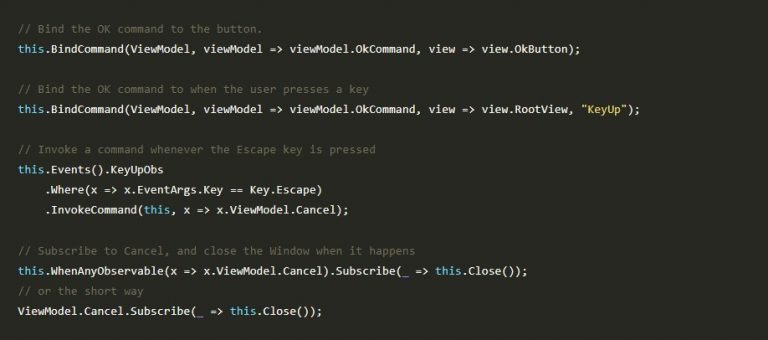 Binding in ReactiveUI. - Floating Cube Studios